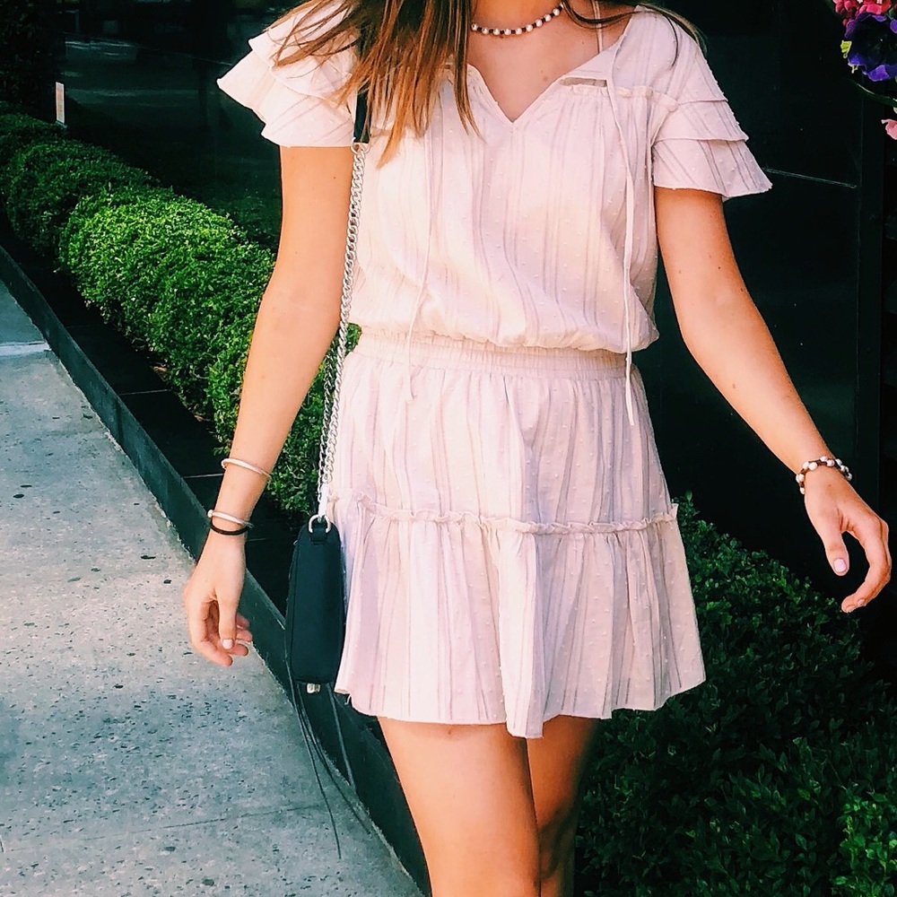 PPLA tan dress